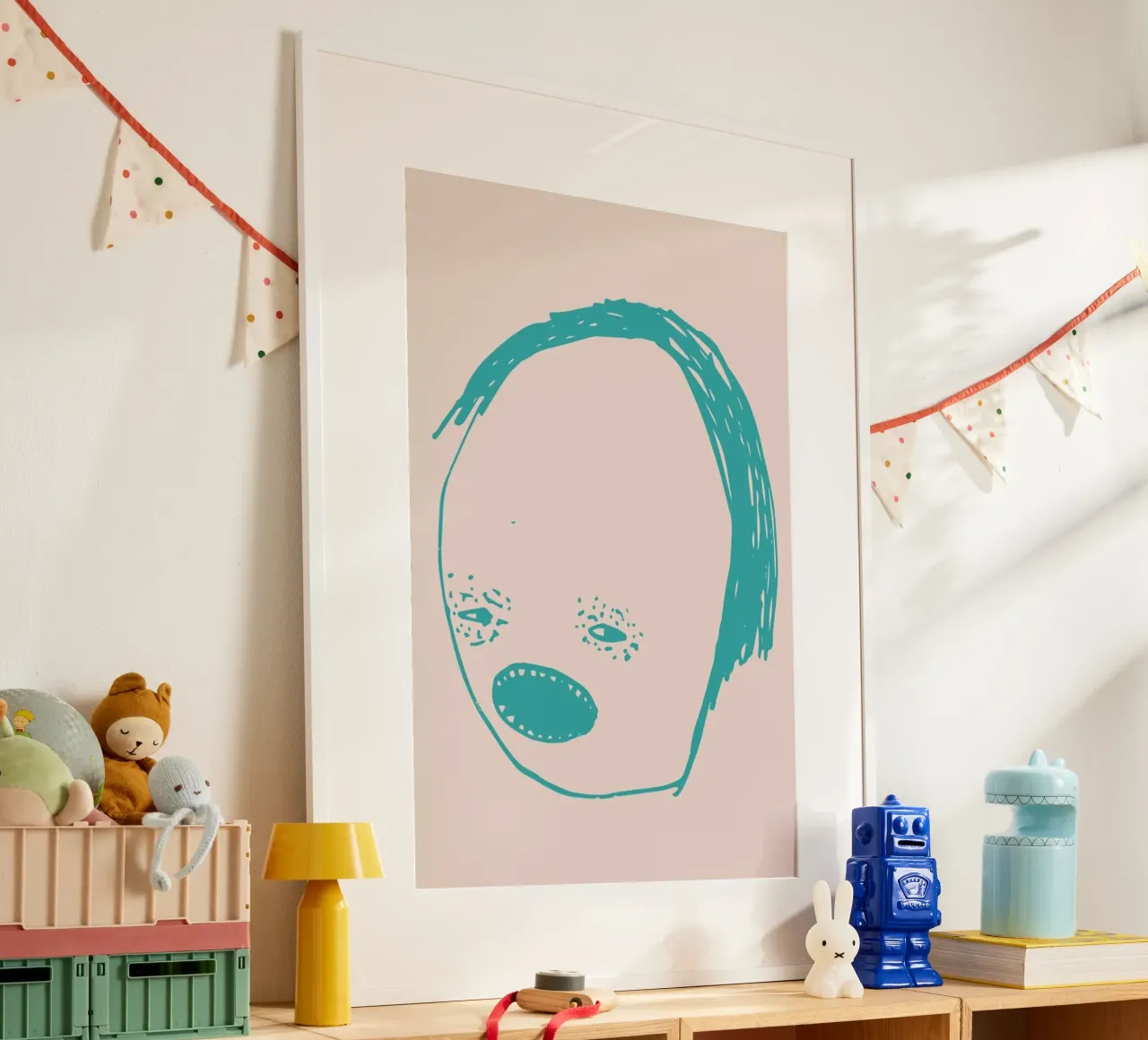 Bufa poster con telaio in legno da Arthelps gGmbH