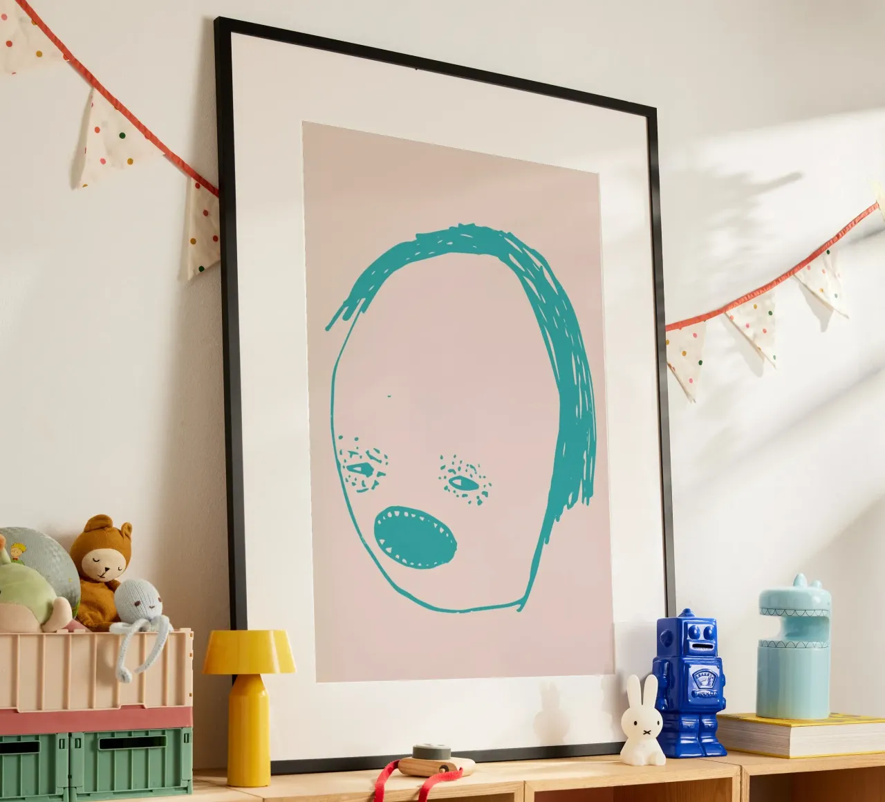Bufa poster con telaio in legno da Arthelps gGmbH