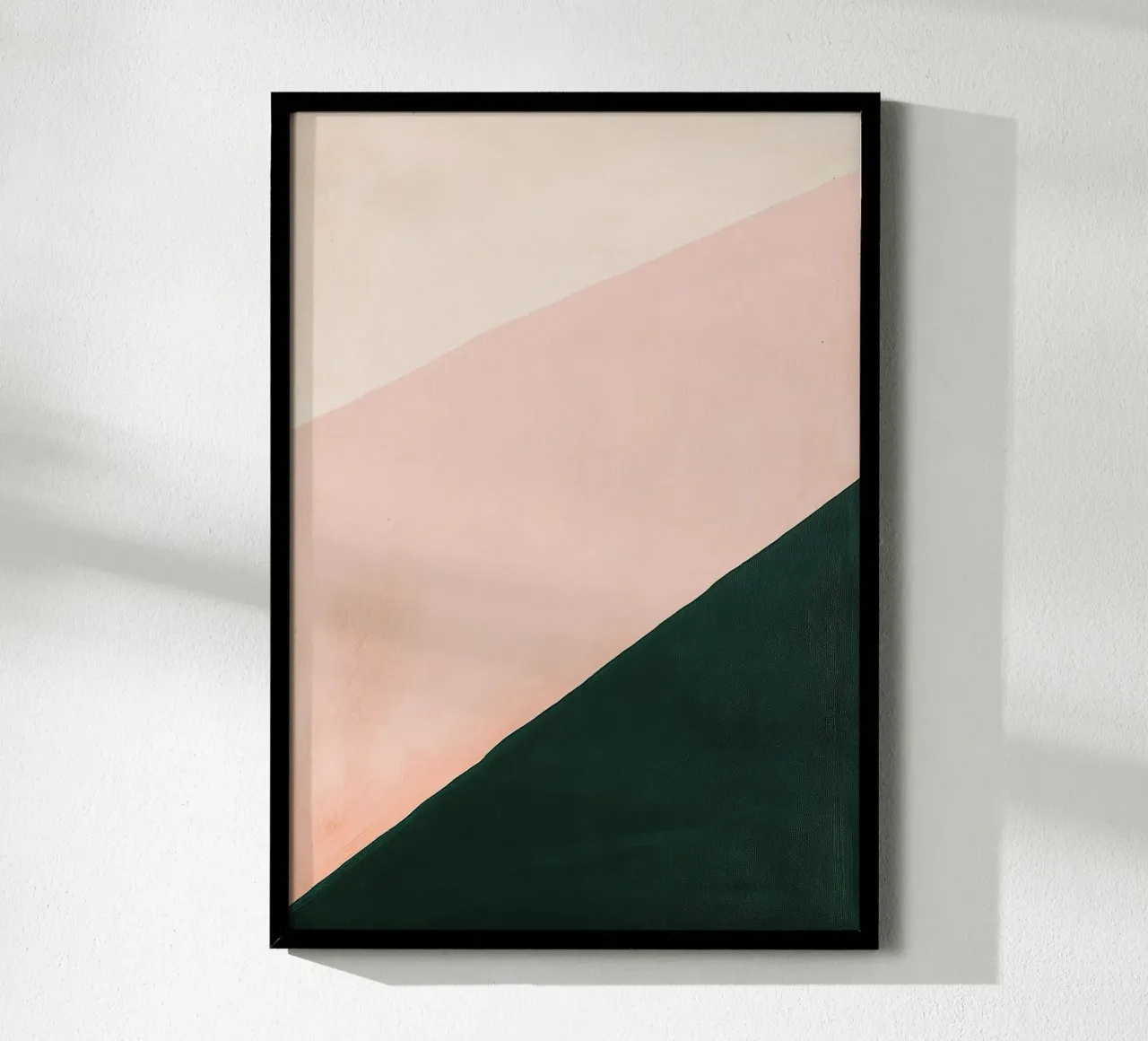 Japandi Minimalist Abstract Lines Geometric Pink hahnemühle by Euphoria Theresa