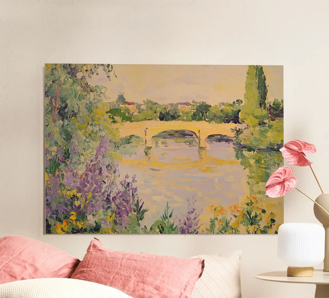 L'impressionista Monet ispira il paesaggio a pastello poster da Euphoria Theresa
