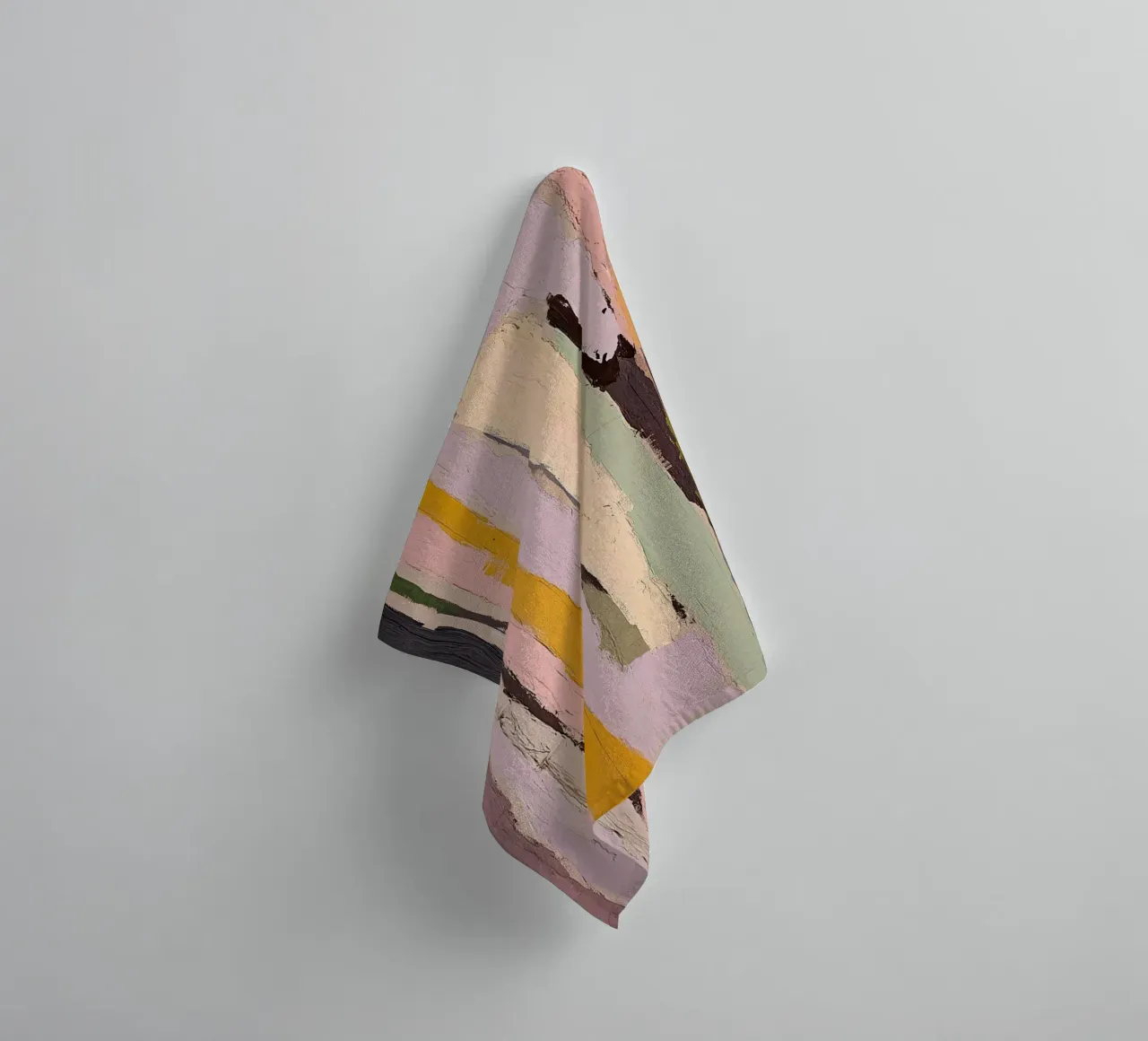 Pastell Abstrakt Shabby Chic Handtuch von Euphoria Theresa