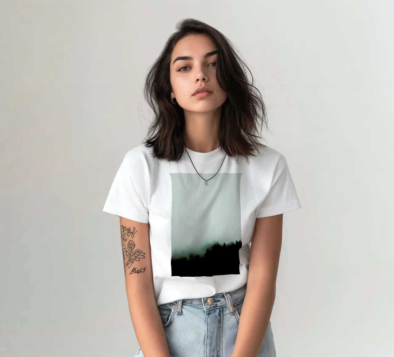 Julia's Forest in the Fog t-shirt da Babett Schultze