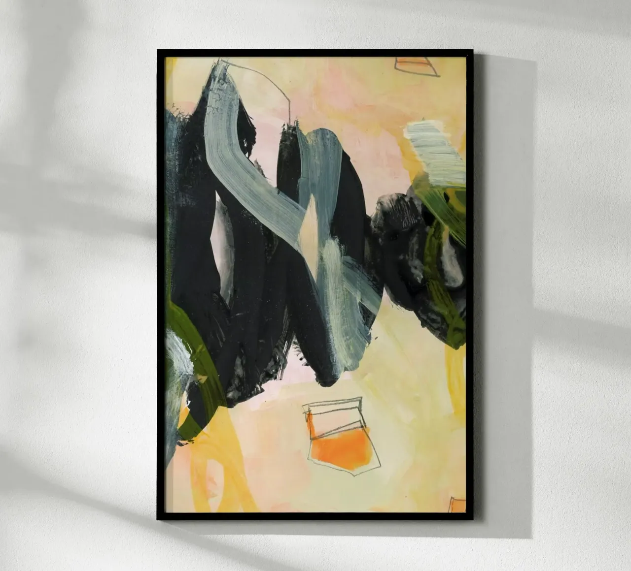Abstract Painting IV carta hahnemühle da IRIS LEHNHARDT FINE ART