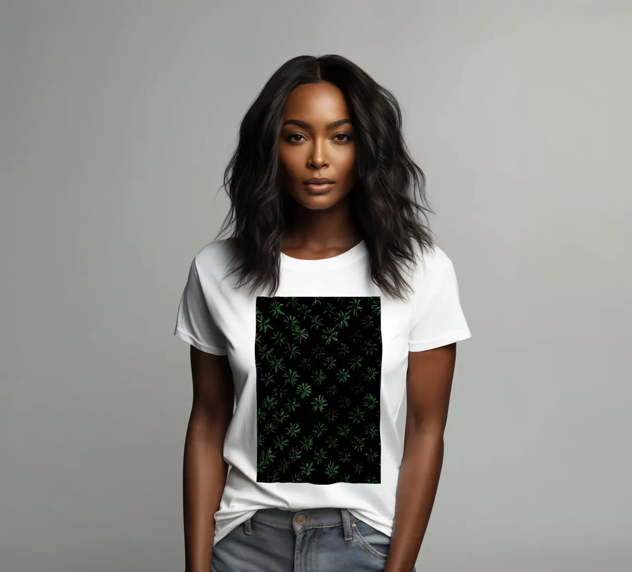 Sleeping Palm Trees t-shirt da donna da ROBERTO H