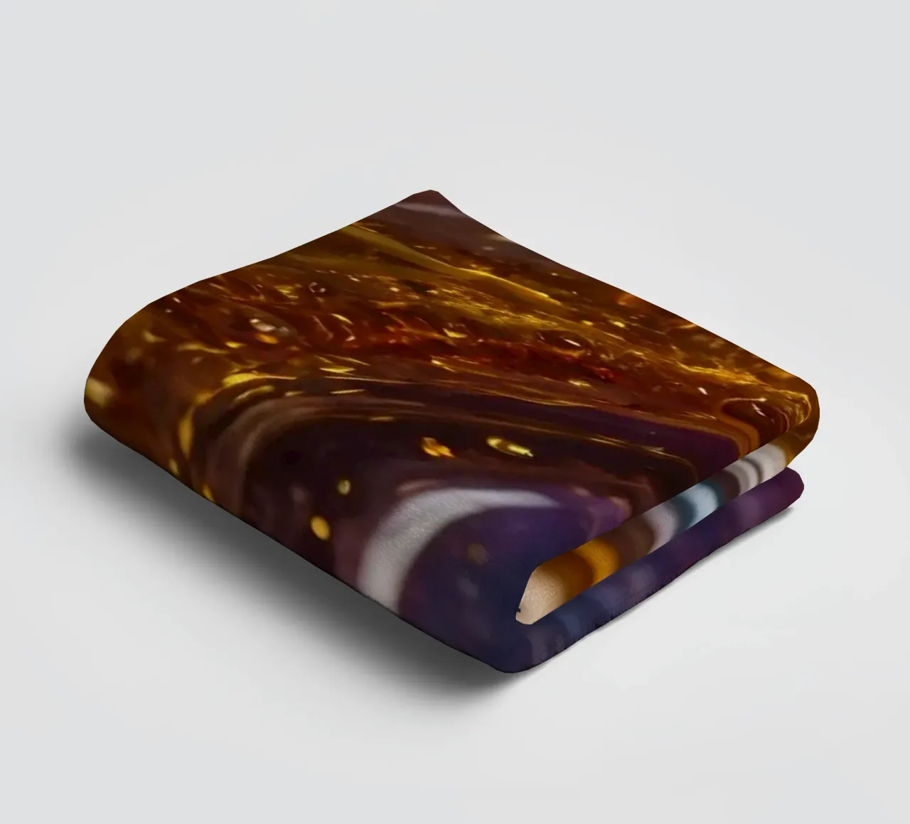 Swirling colors and textures in a close-up view of towel by DesignDoodle