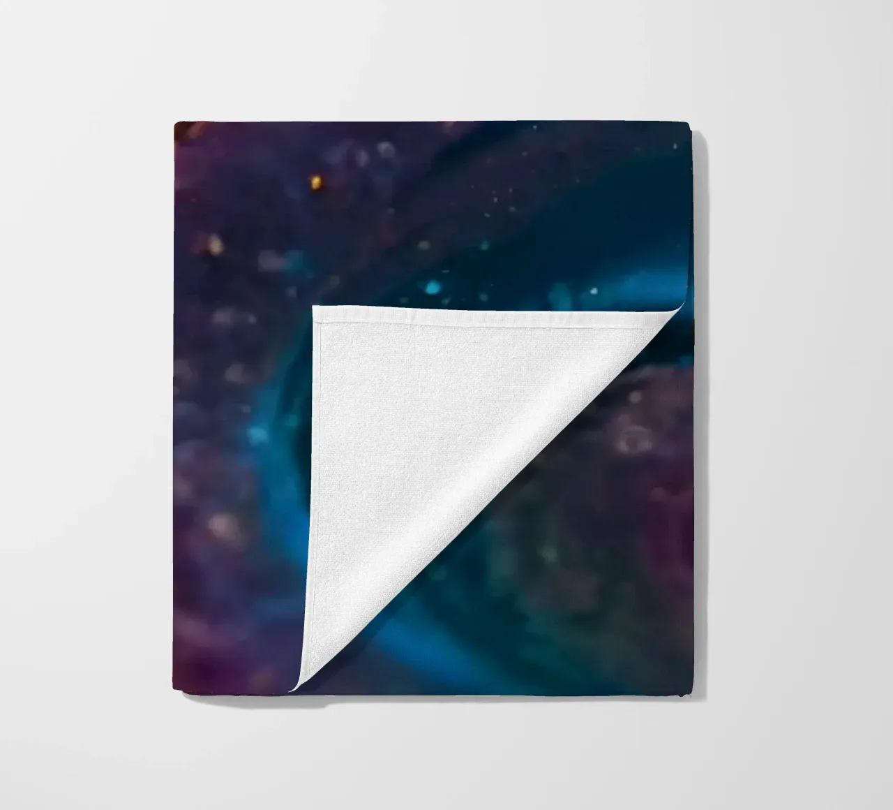 Swirling colors and textures in a close-up view of beach towel by DesignDoodle