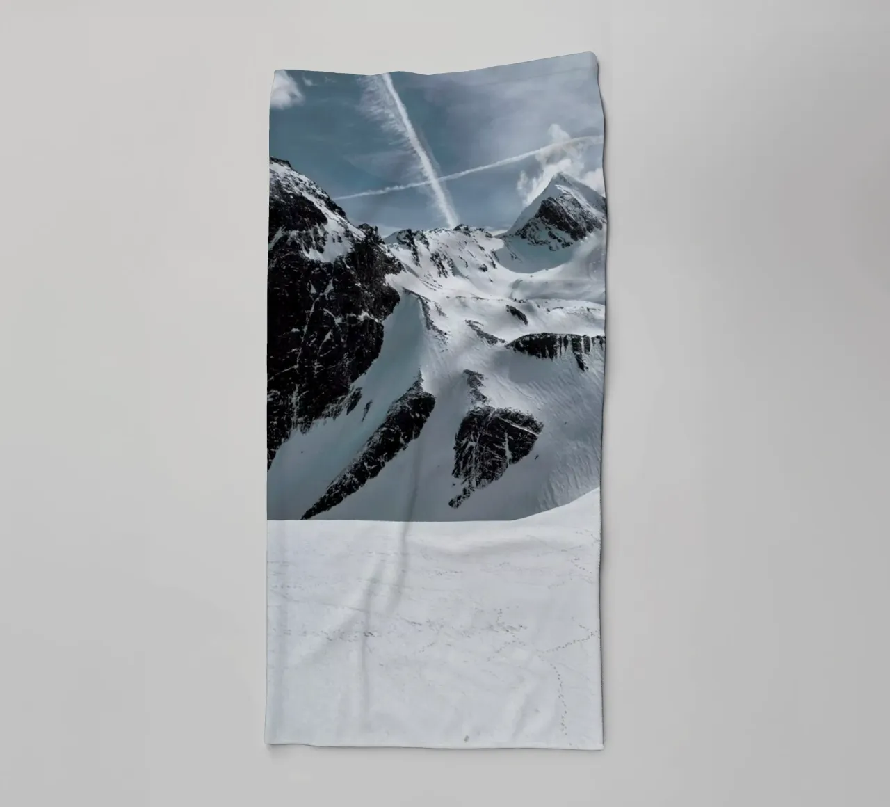 Mountains XX towel by Sebastian Hilgetag