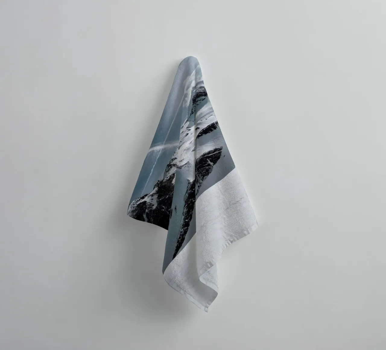 Mountains XX towel by Sebastian Hilgetag