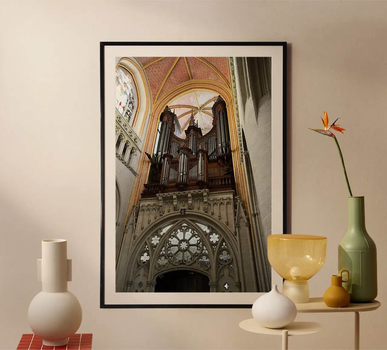 FAA256 Quimper, cathédrale. poster con telaio in alluminio da Thierry vobmann photography