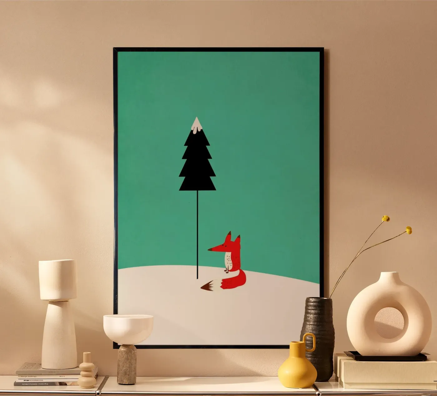 Mister Fox poster da Kubistika