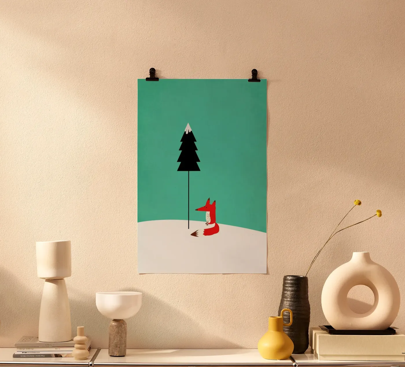 Mister Fox poster da Kubistika