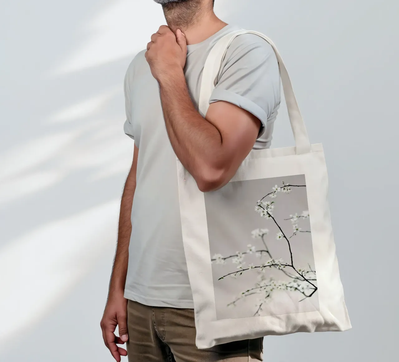 Spring Is in the Air borsa in juta da Studio Nahili