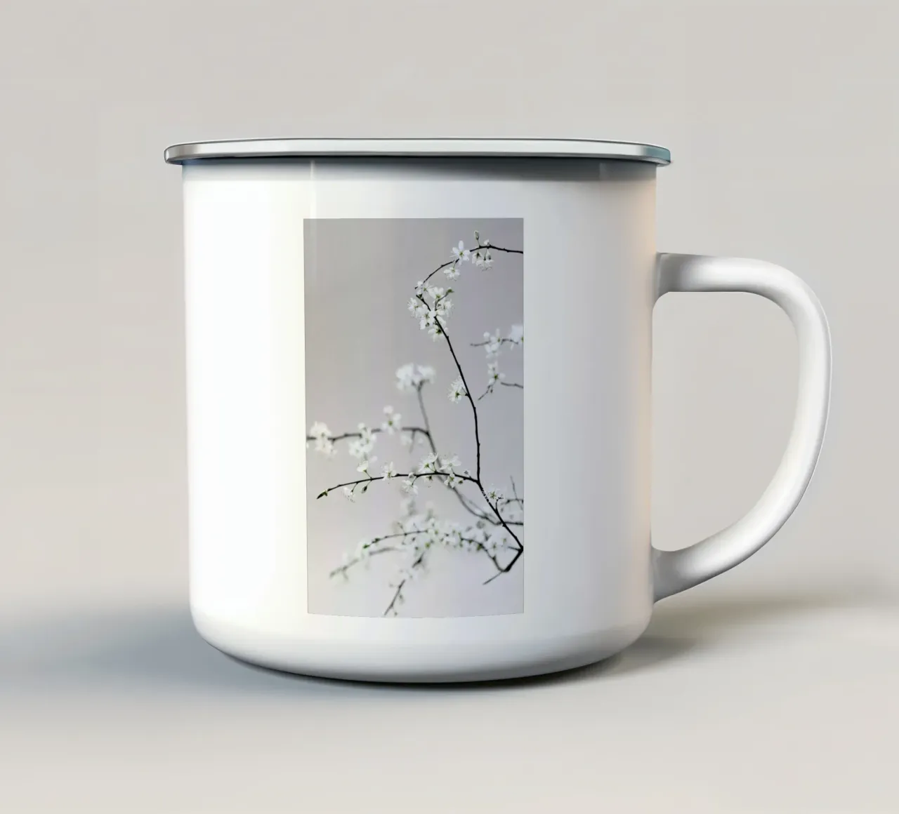Spring Is in the Air Emaille Tasse von Studio Nahili