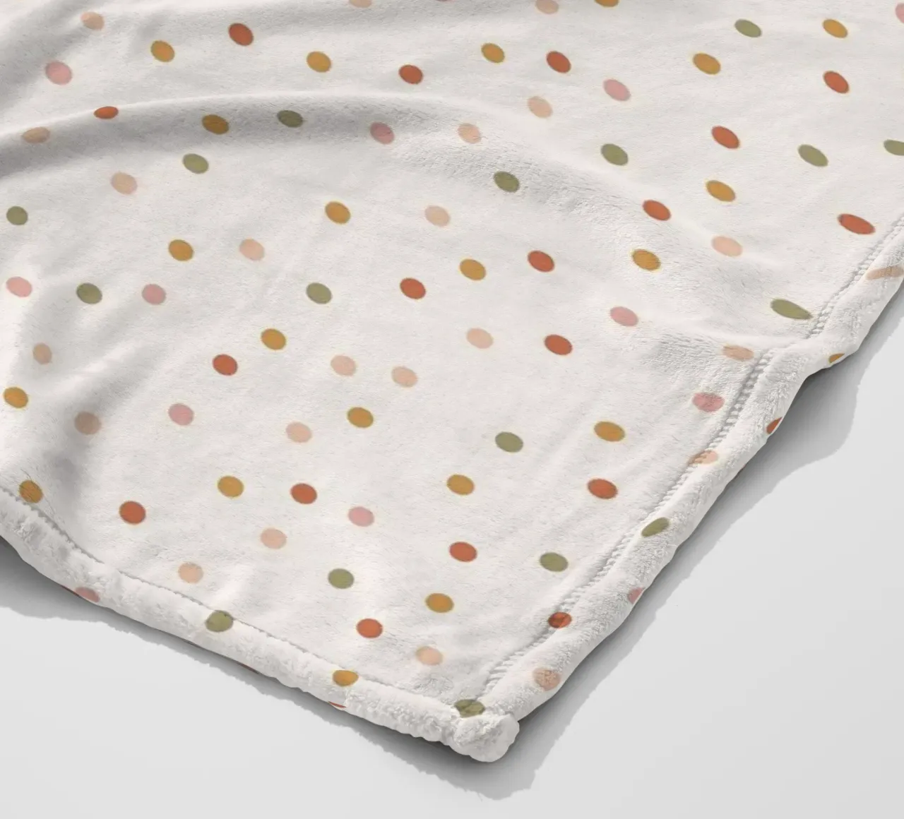 Konfetti Punkte Muster Boho Neutral coperta in pile da Kathrin Woo Design