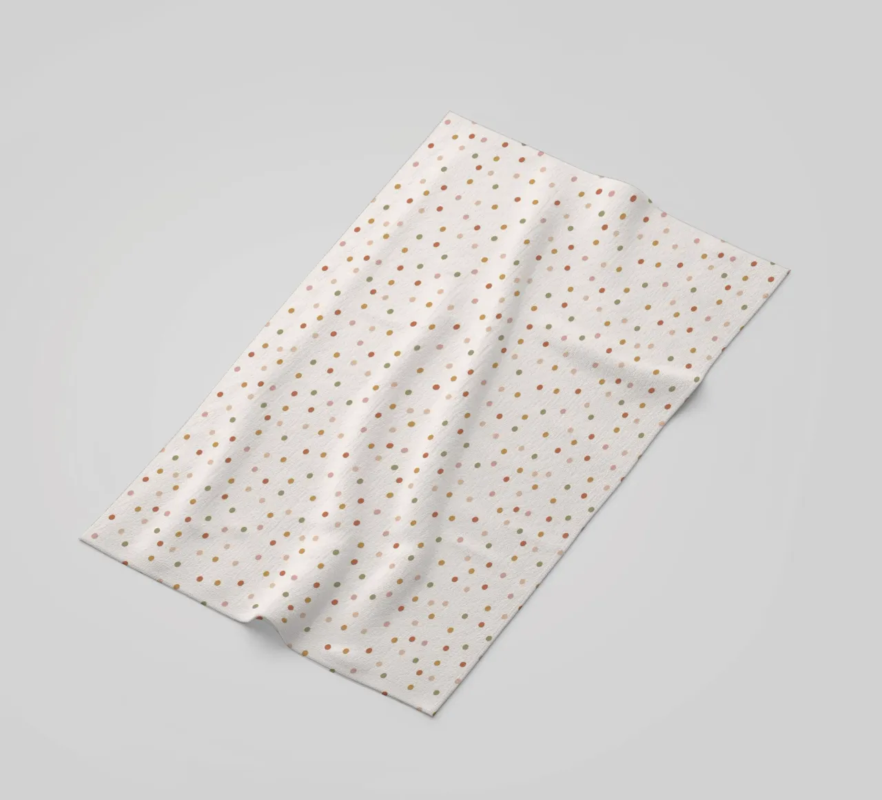 Konfetti Punkte Muster Boho Neutral telo mare da Kathrin Woo Design