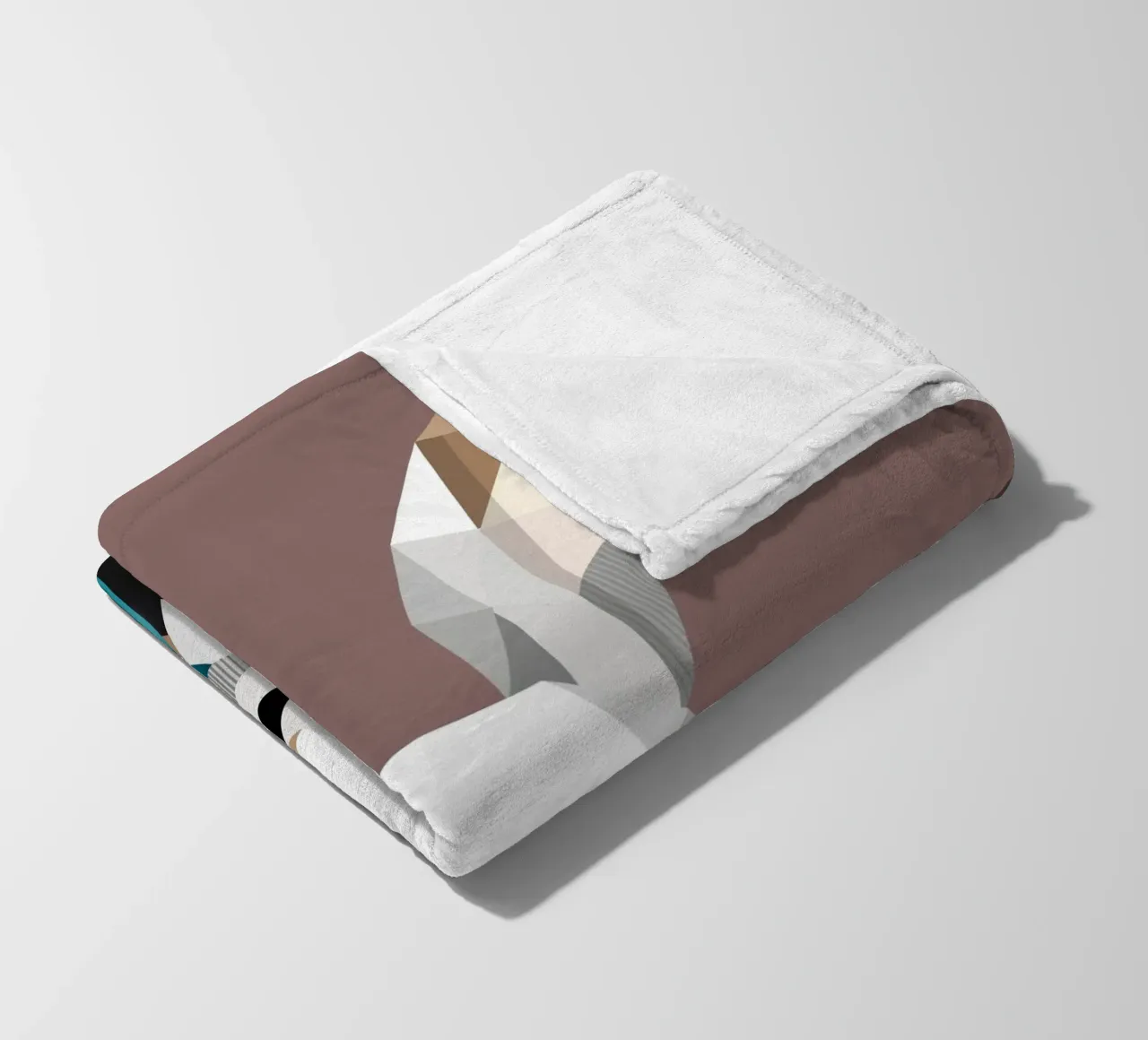 Elegante coniglietto di Pasqua con monocolo e baffi coperta in pile da namosh
