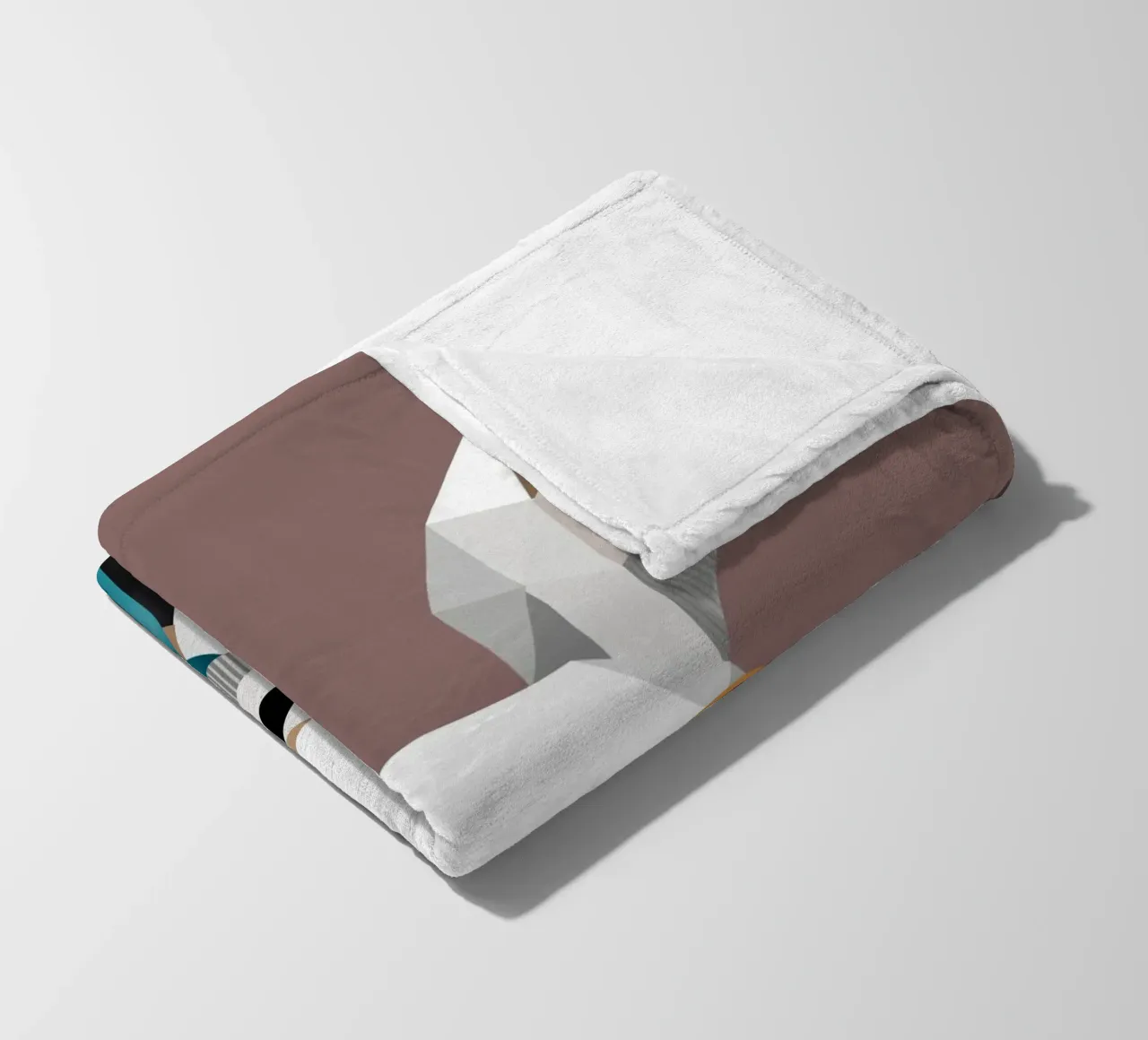 Elegante coniglietto di Pasqua con monocolo e baffi coperta in pile da namosh