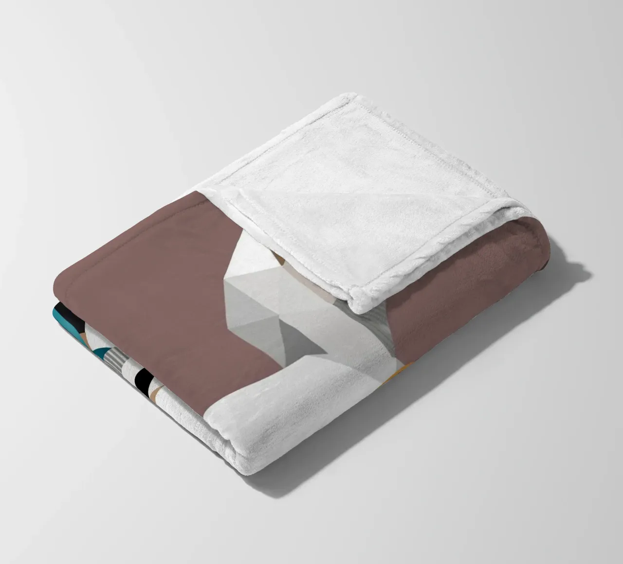 Elegante coniglietto di Pasqua con monocolo e baffi coperta in pile da namosh