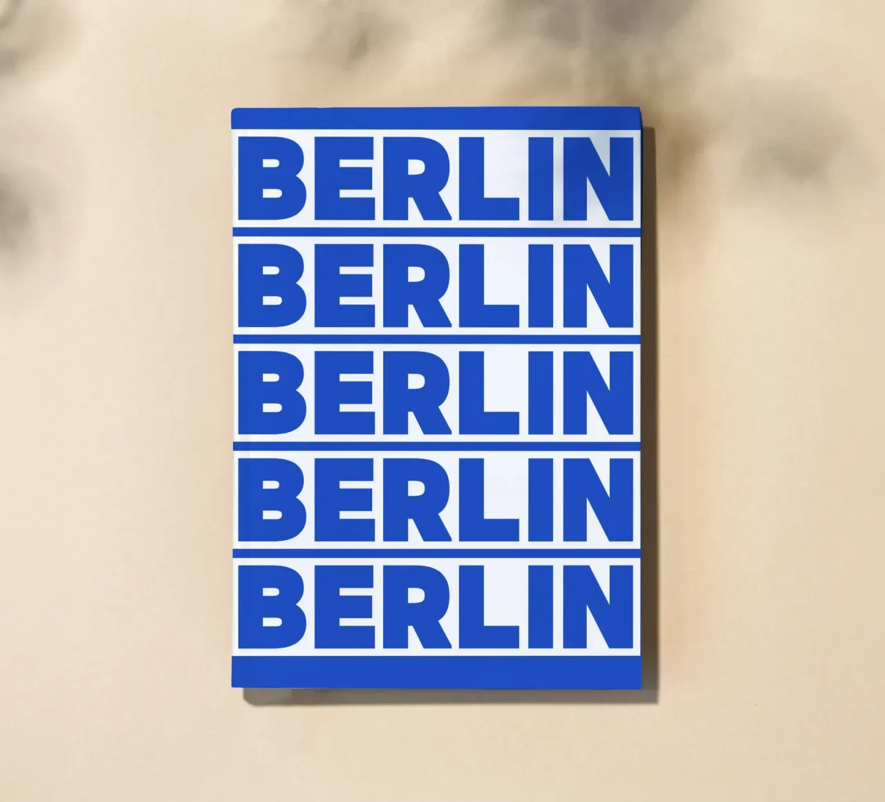Berlin notebook by Ambition Wall