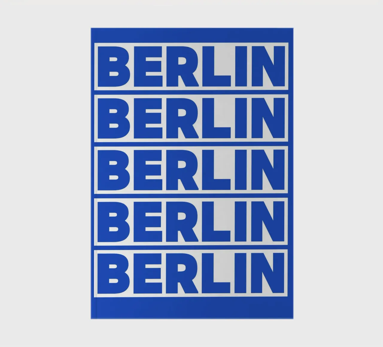 Berlin notebook by Ambition Wall