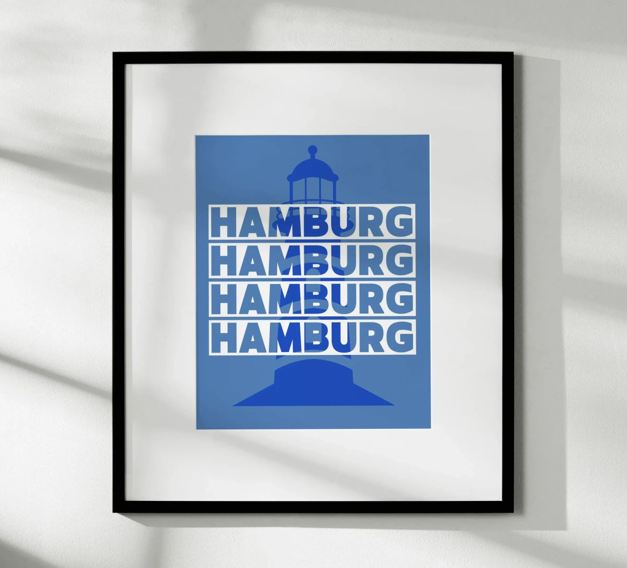 Hamburg Poster von Ambition Wall