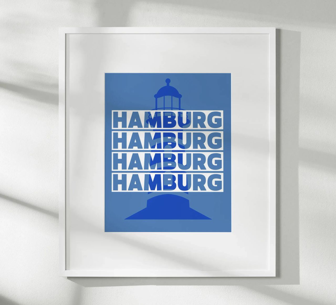Hamburg Poster von Ambition Wall