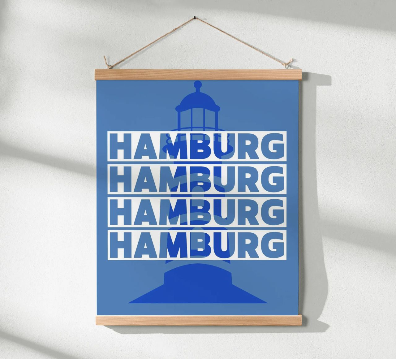 Hamburg Poster von Ambition Wall