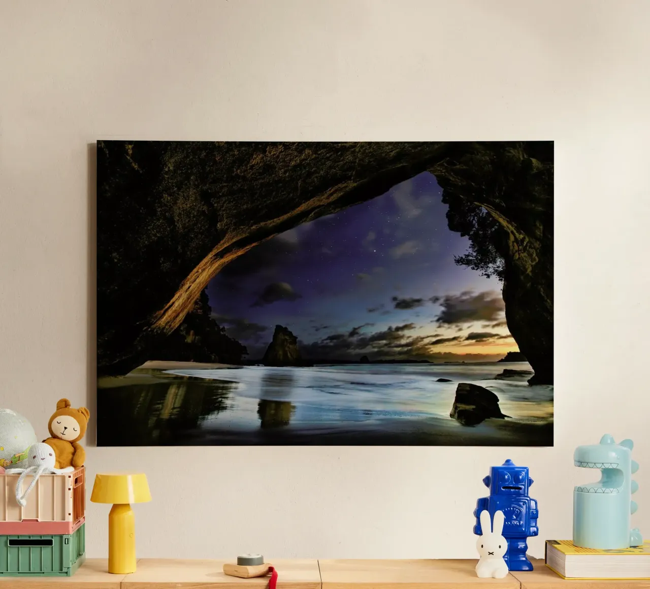Cathedral Cove - Yan Zhang tela con Cornice a cassetta da Pictufy