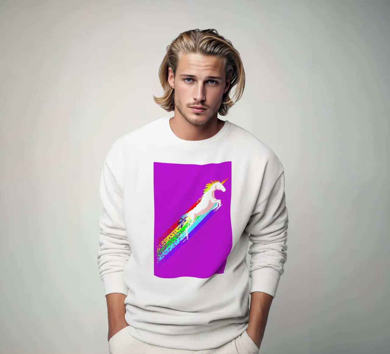 Pixel Unicorn felpa da Róbert Farkas
