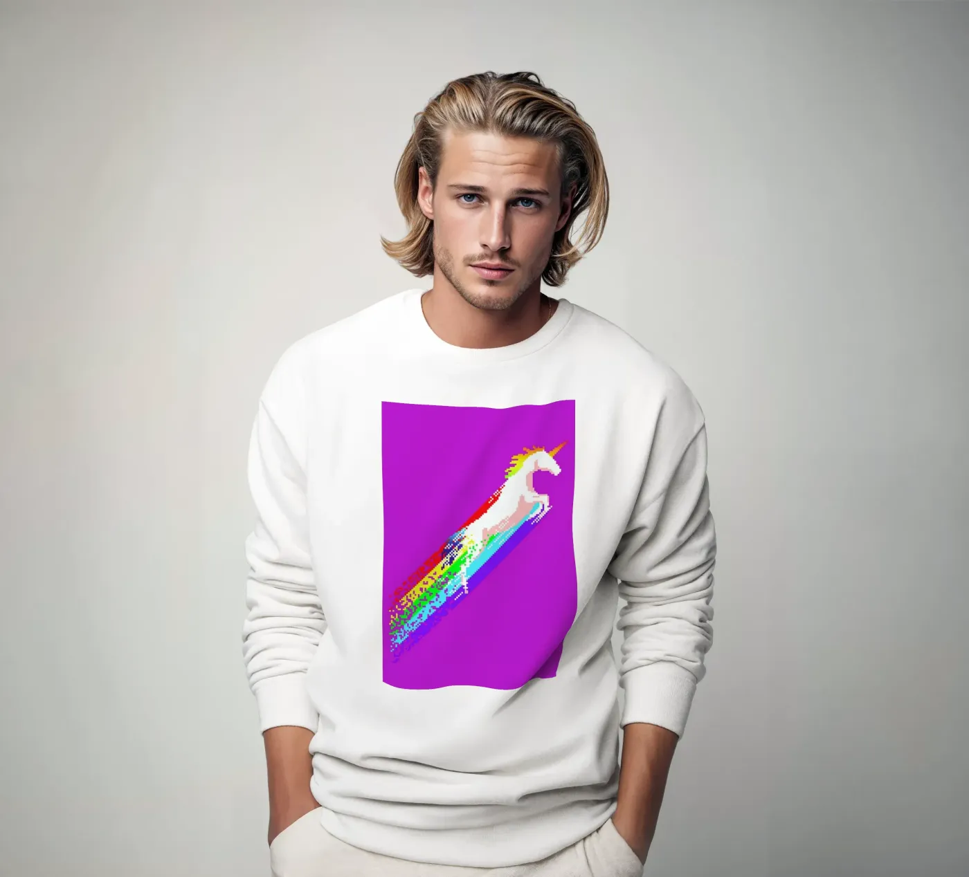 Pixel Unicorn felpa da Róbert Farkas