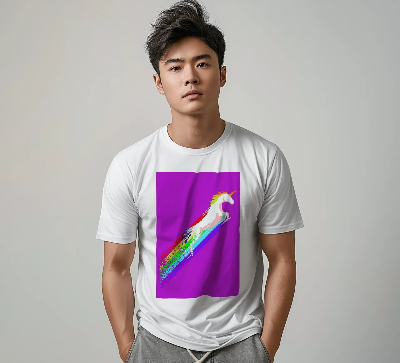 Pixel Unicorn t-shirt da Róbert Farkas