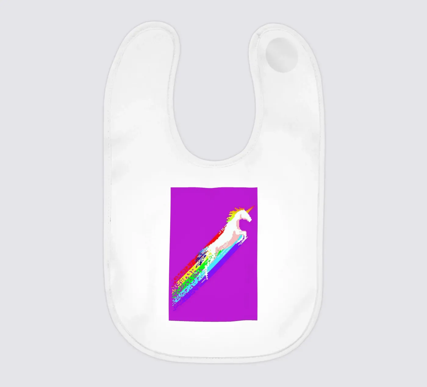 Pixel Unicorn Babylätzchen von Róbert Farkas