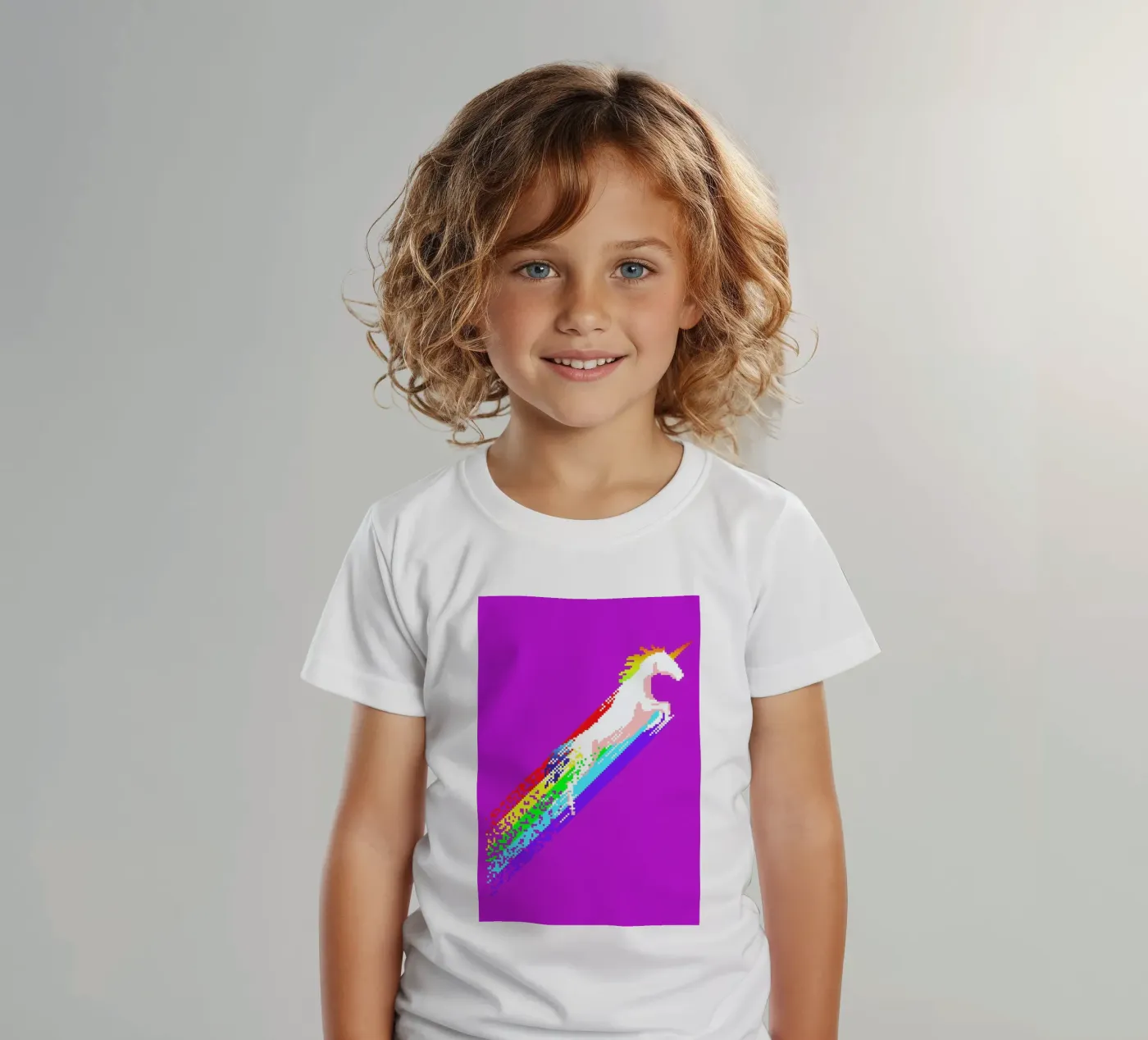 Pixel Unicorn t-shirt bambini da Róbert Farkas