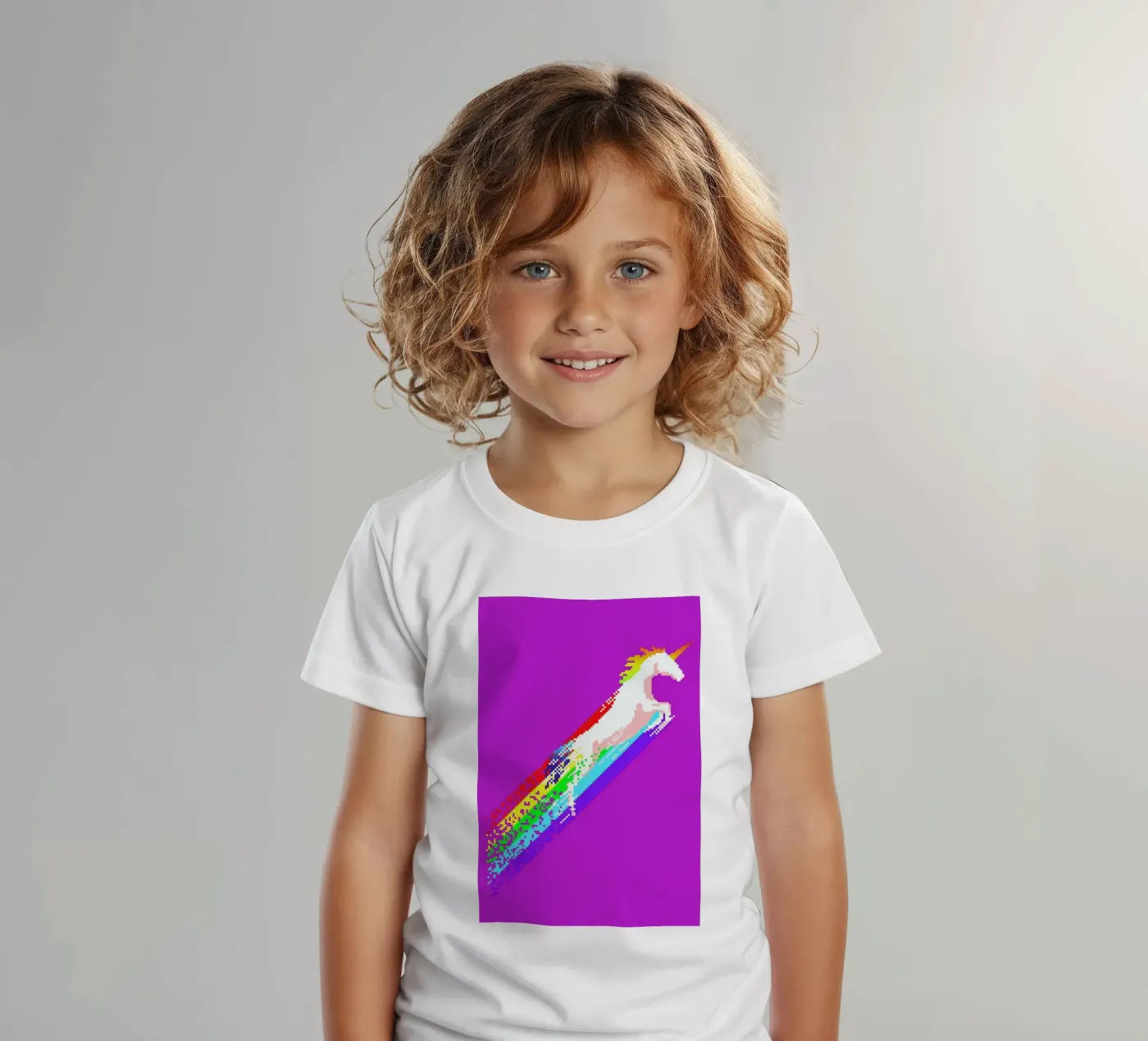 Pixel Unicorn kinder t-shirt van Róbert Farkas