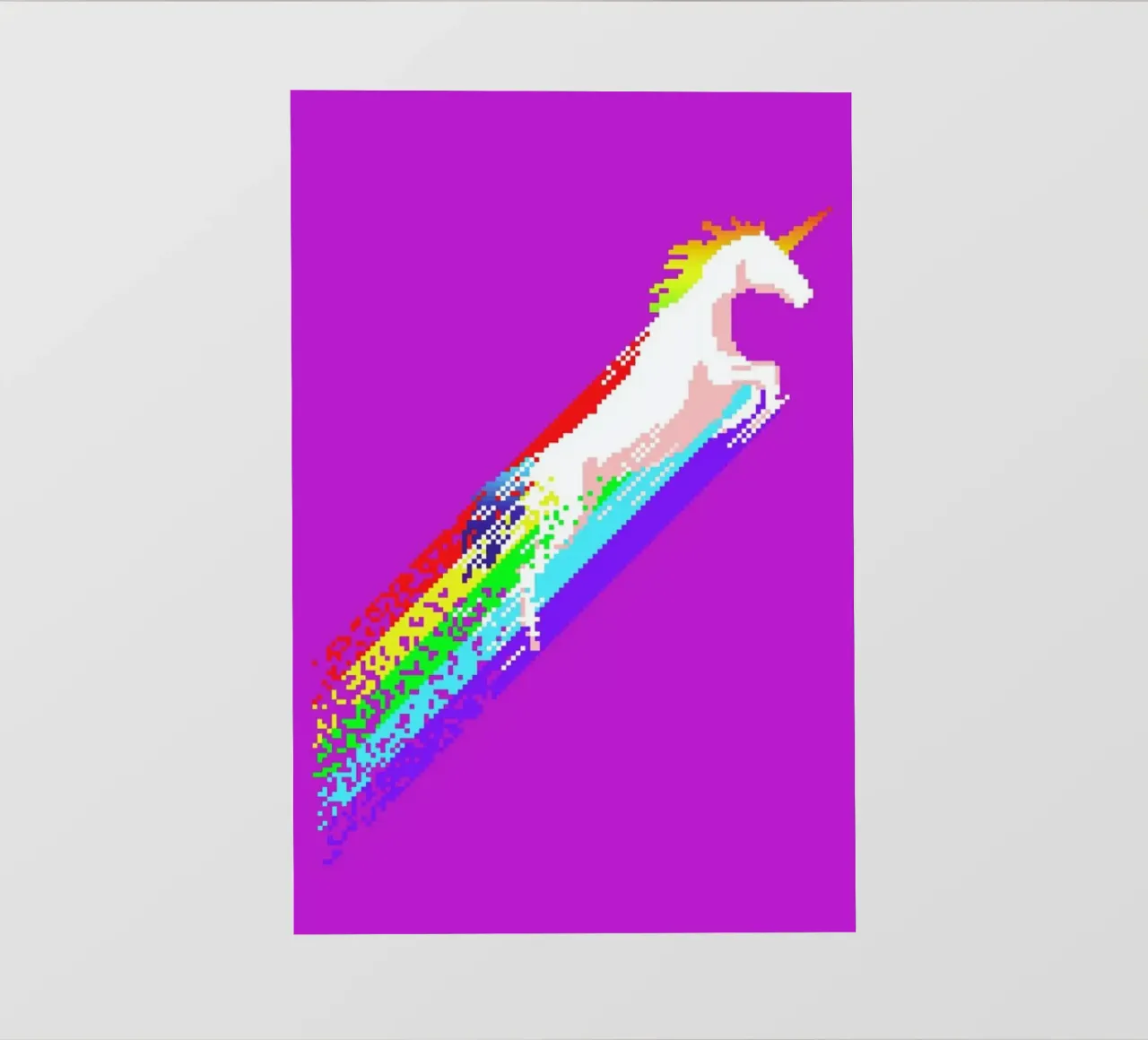 Pixel Unicorn telo in pvc da Róbert Farkas