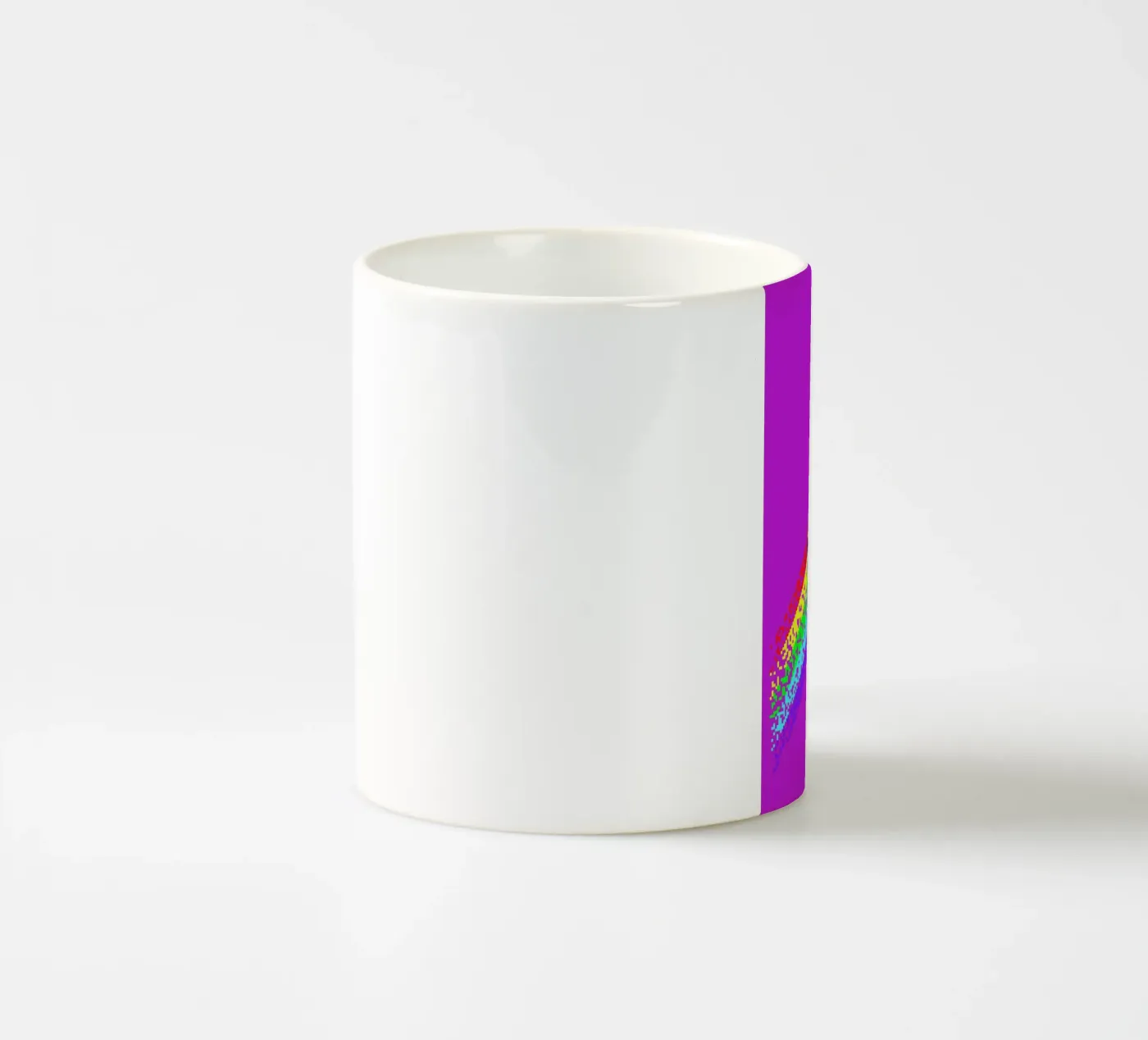 Pixel Unicorn ceramic mug by Róbert Farkas