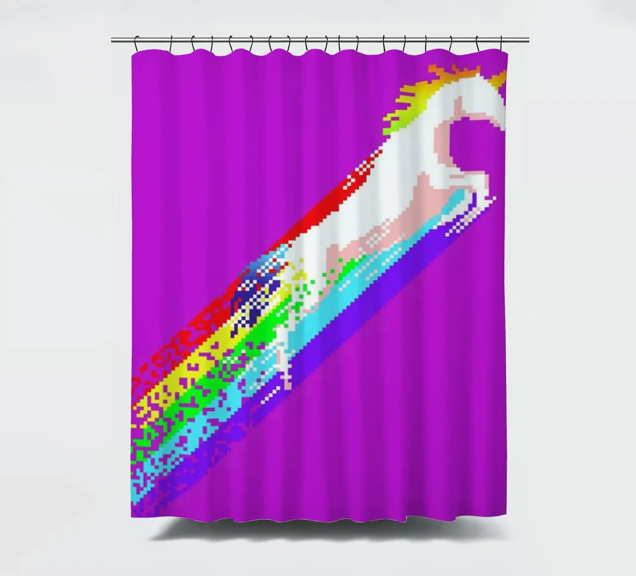 Pixel Unicorn tenda da doccia da Róbert Farkas