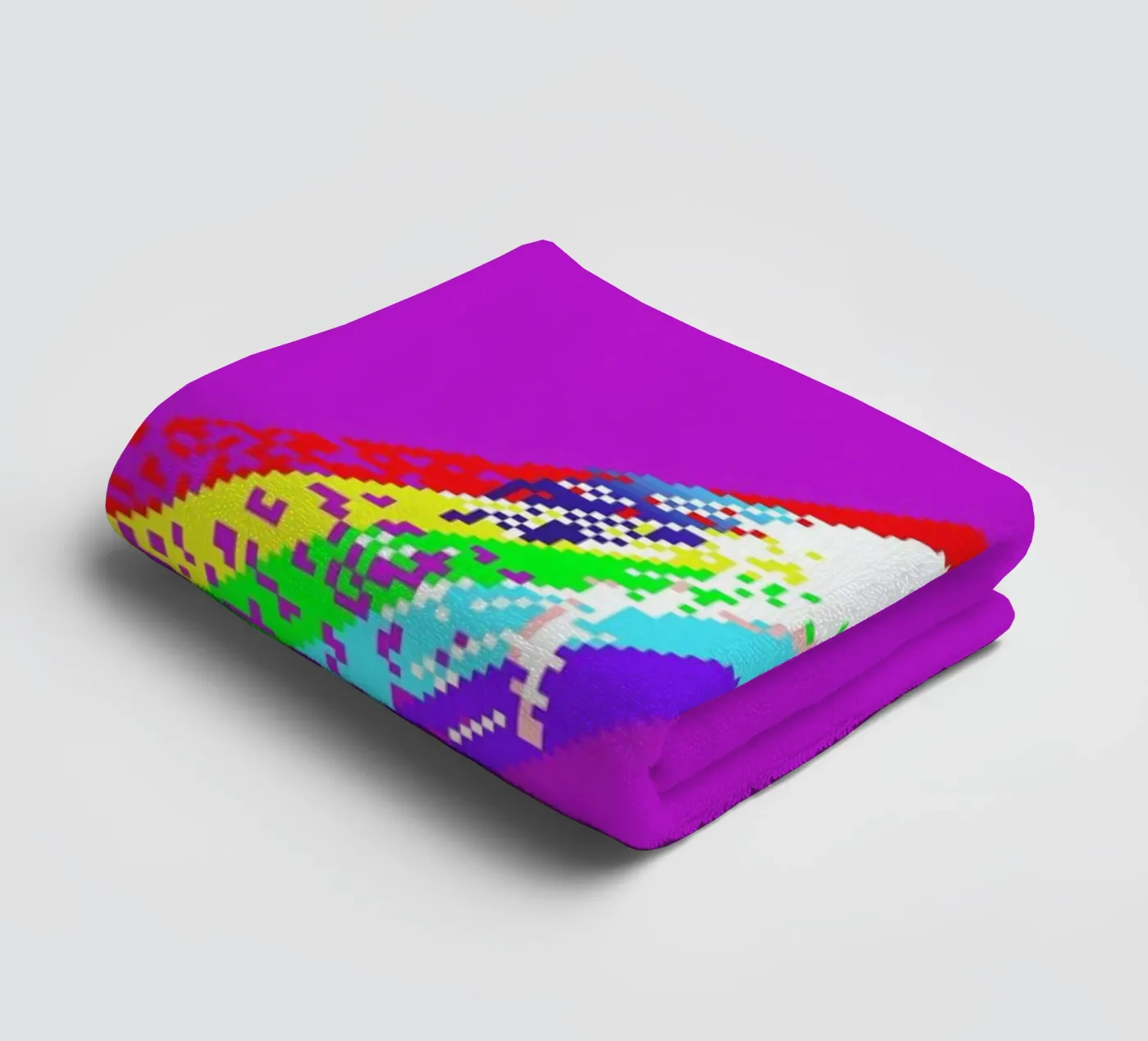 Pixel Unicorn badhanddoek van Róbert Farkas