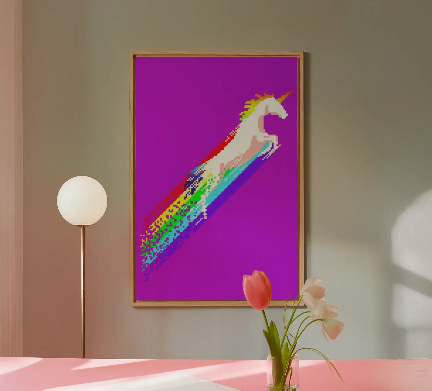 Pixel Unicorn forex-plaat van Róbert Farkas