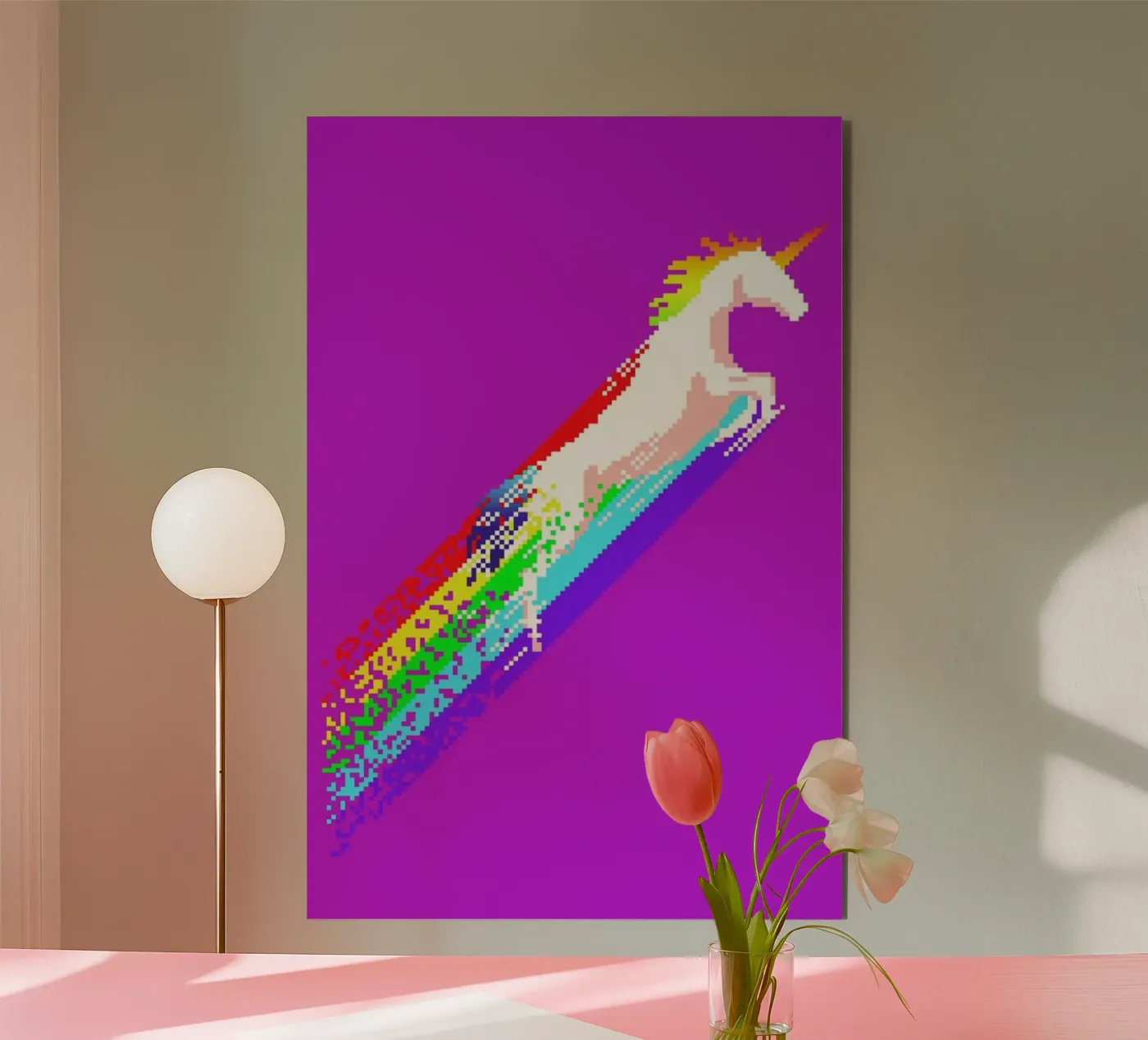 Pixel Unicorn forex-plaat van Róbert Farkas