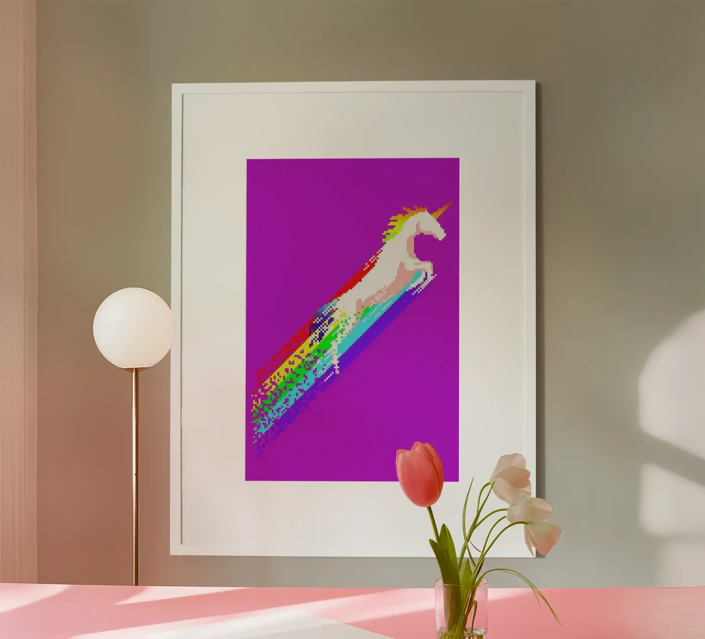 Pixel Unicorn poster da Róbert Farkas