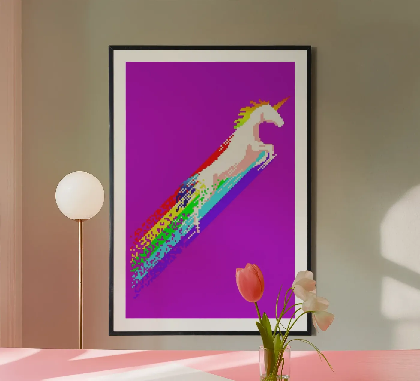 Pixel Unicorn poster da Róbert Farkas