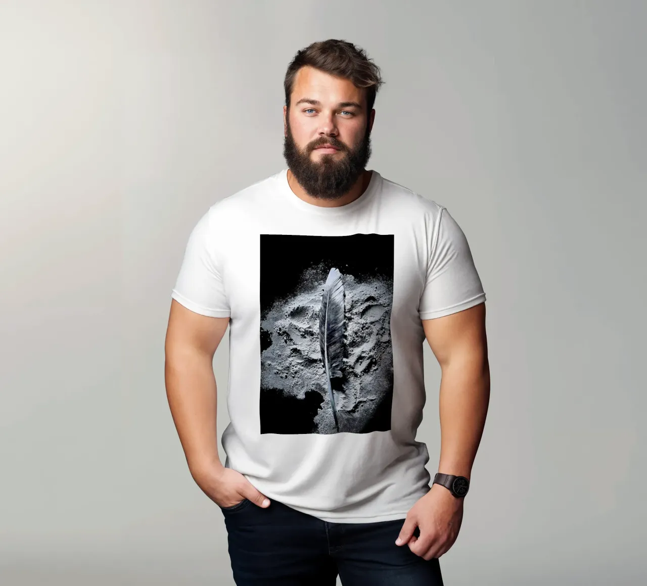Federn 3 t-shirt da neon* fotografie