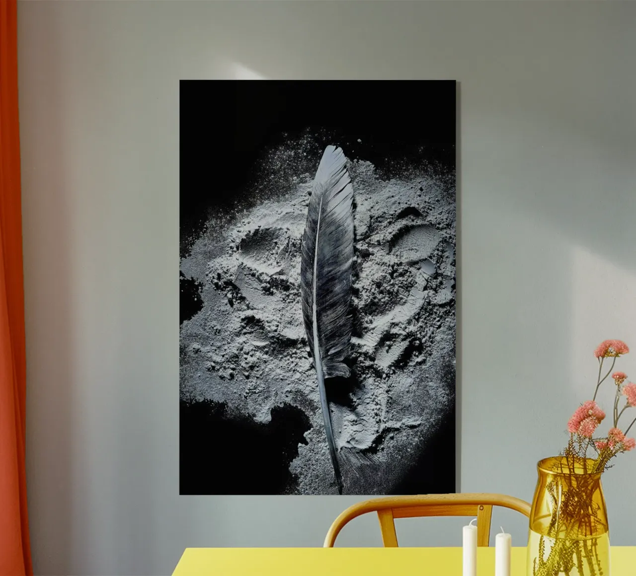 Federn 3 plexiglass da neon* fotografie