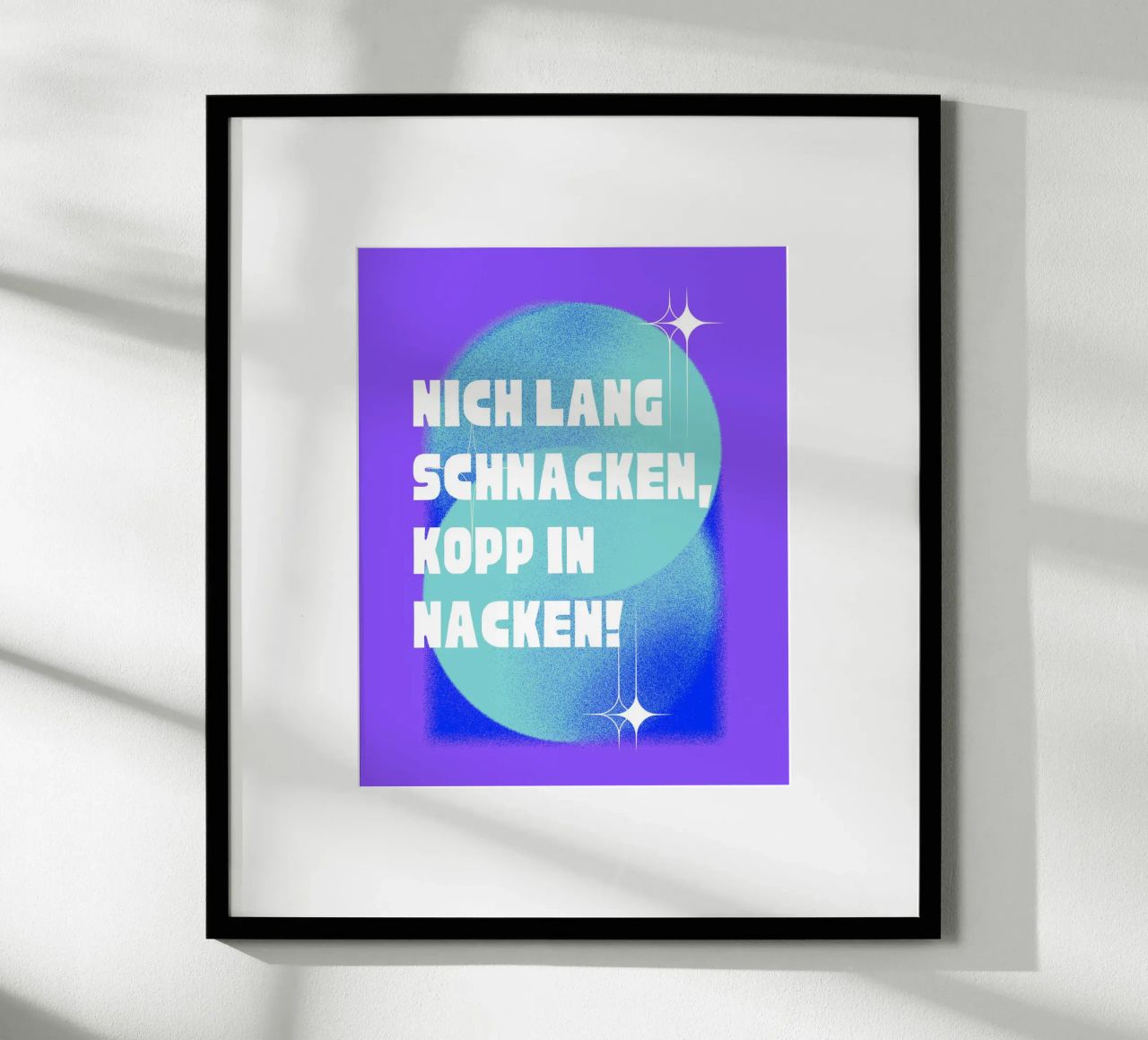 Hopp Hopp! Poster von Ambition Wall