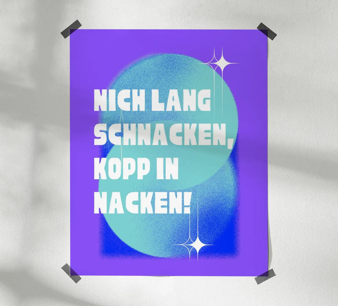 Hopp Hopp! Hahnemühle von Ambition Wall