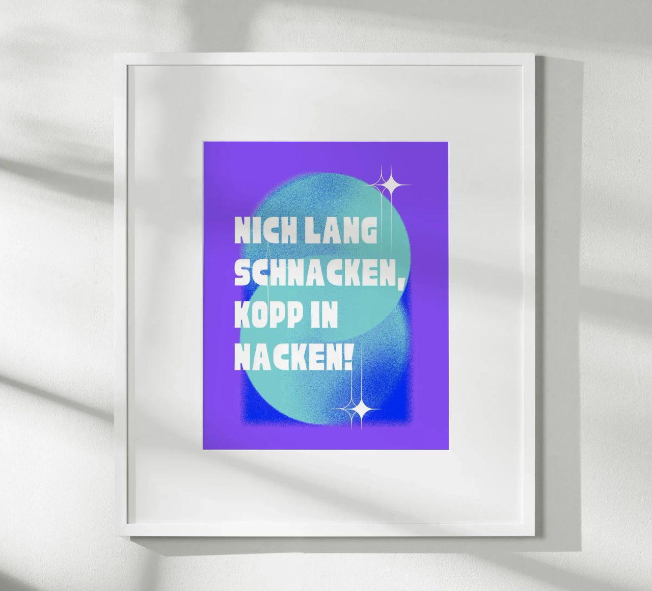 Hopp Hopp! Poster von Ambition Wall