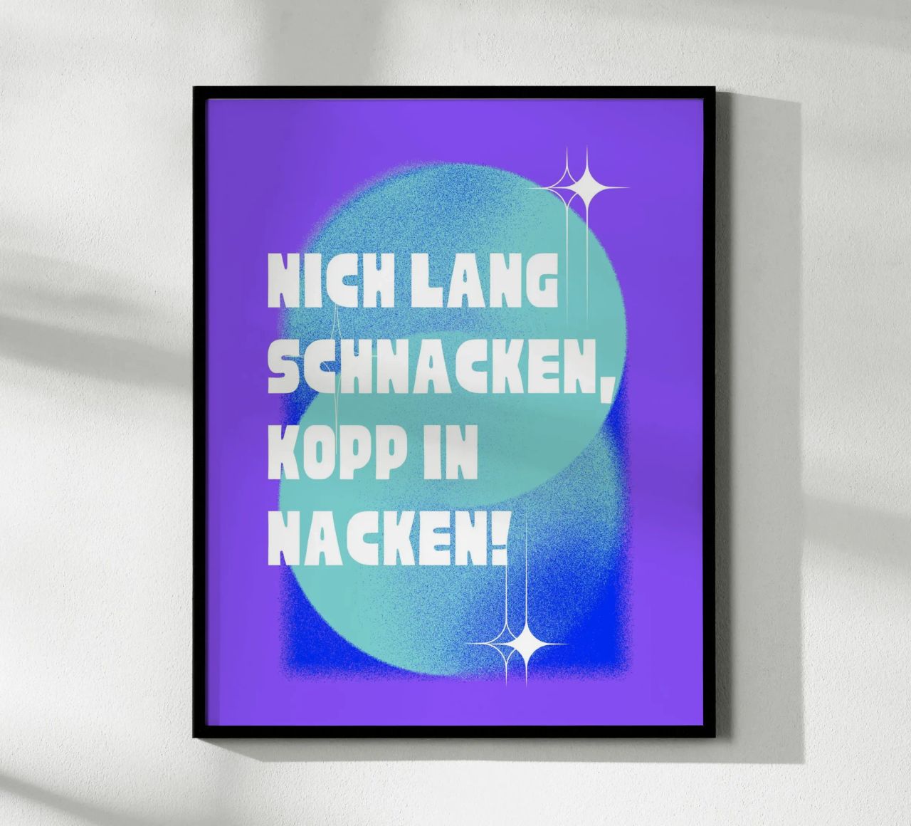 Hopp Hopp! Poster von Ambition Wall