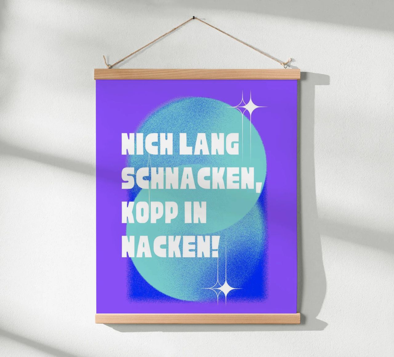 Hopp Hopp! Poster von Ambition Wall