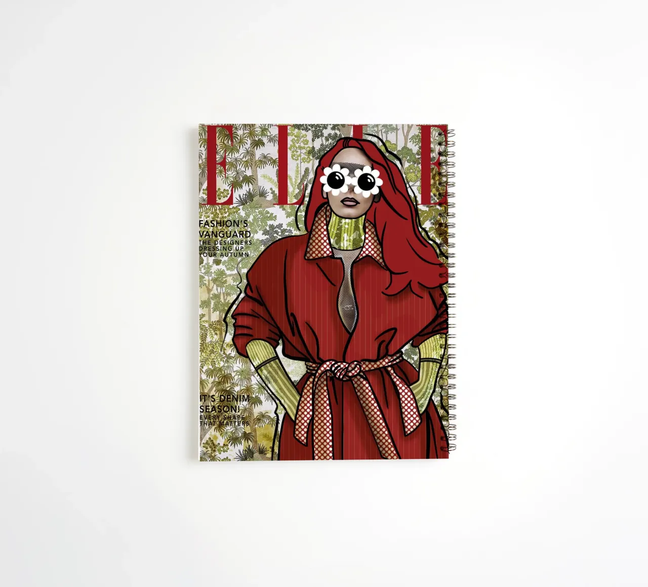 Adèle recover spiral notebook by Rosita Pepita